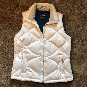 White North Face Vest